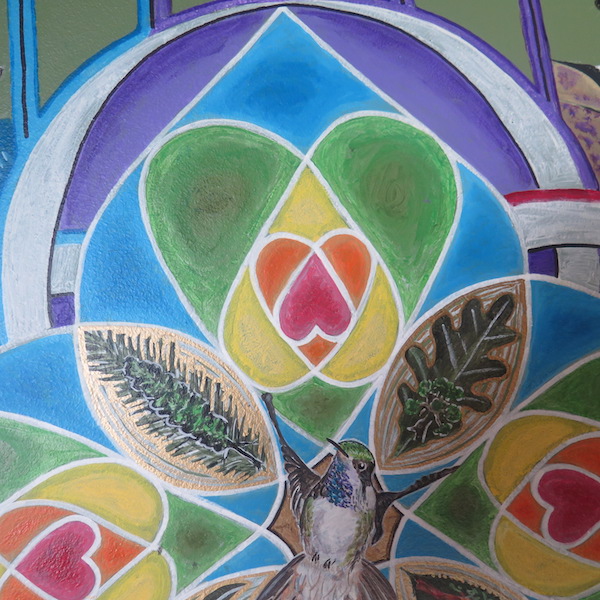 Lodge Mural Hummingbird